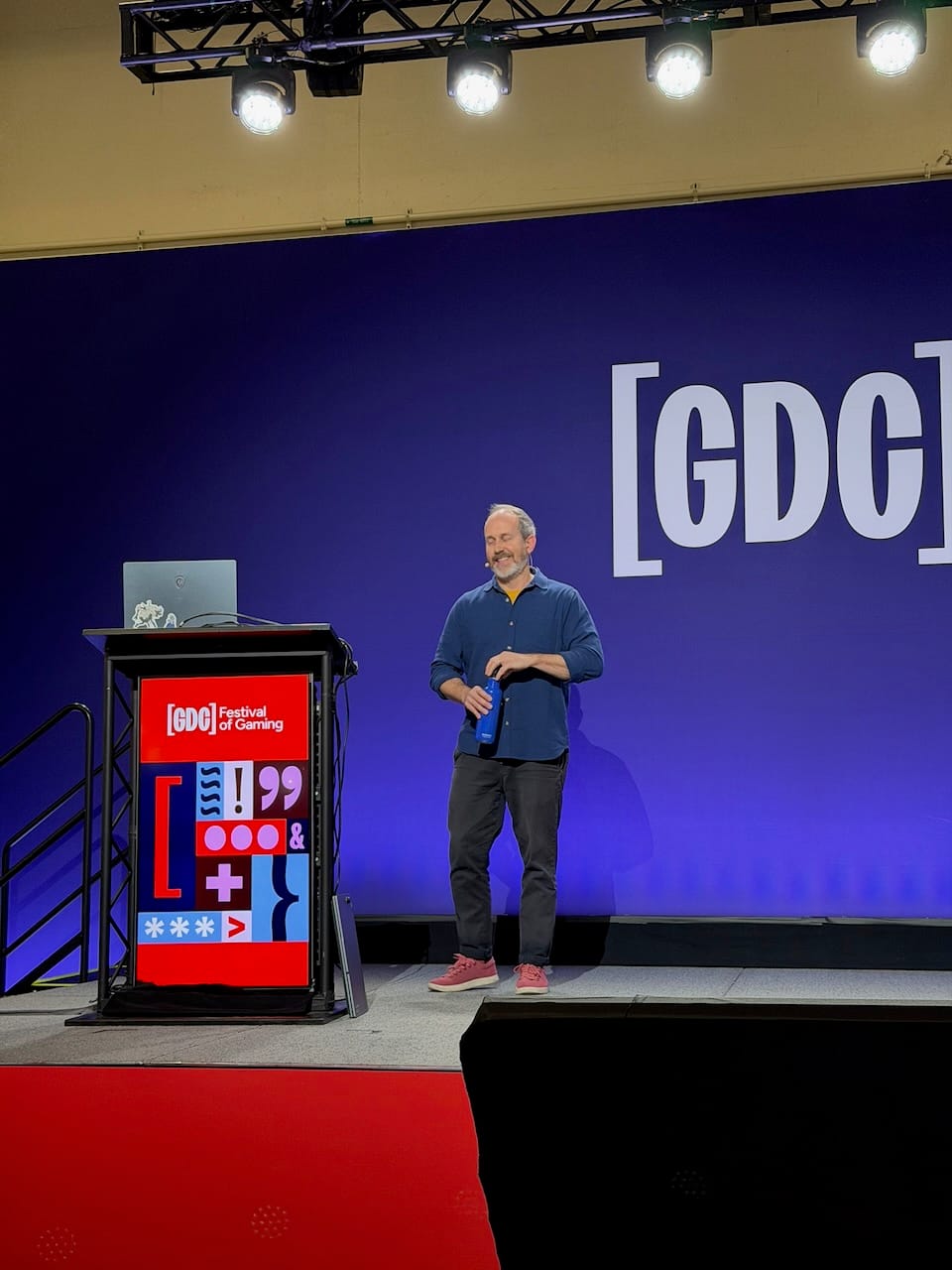 Bruce Straley on the Festival Stage, South Hall