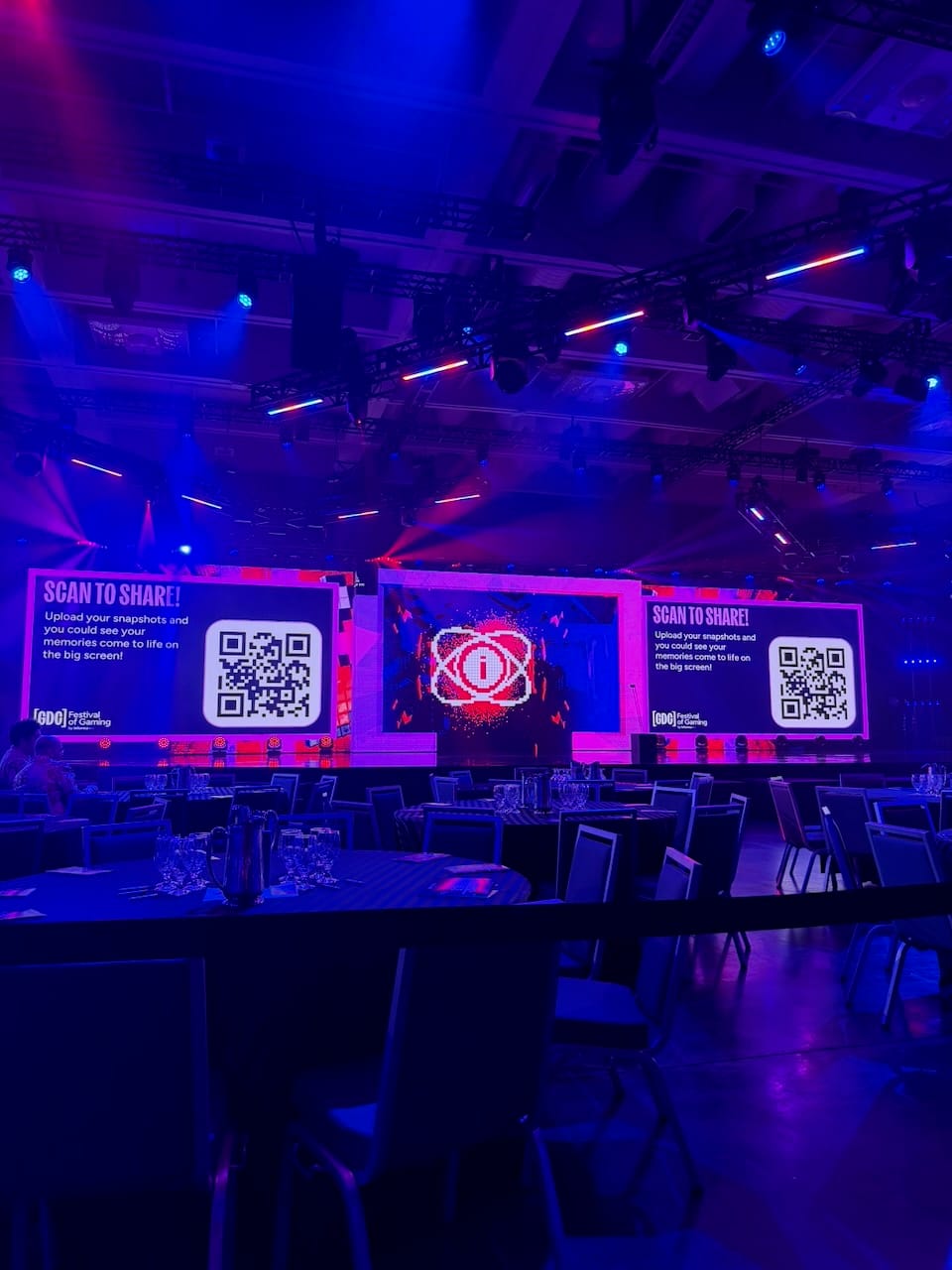 IGF Awards venue before the ceremony