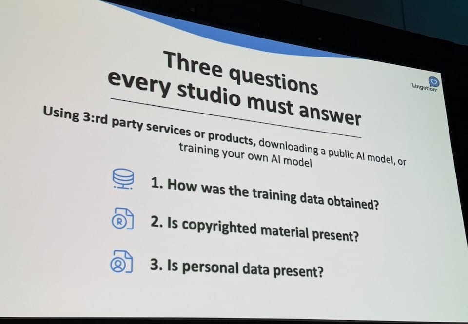 Three questions every studio must answer