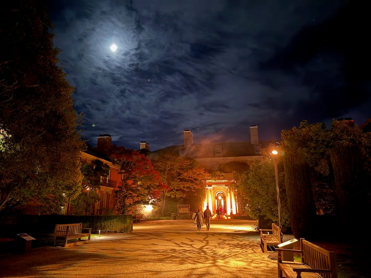 Nightfall at Filoli