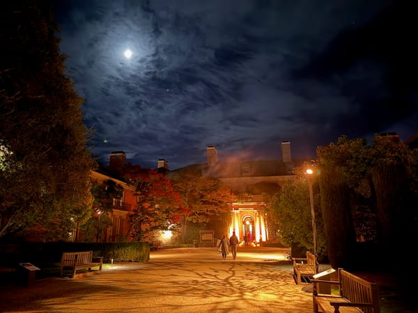 Nightfall at Filoli